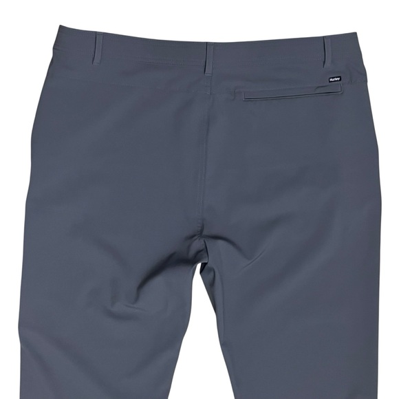 Hurley Mens Performance Stretch Pants Sz 38x30 Blueish Gray Golf - Picture 7 of 13